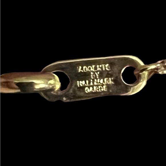 Accents by Hallmark Cards Dainty Pearl Heart Charm Gold Tone Choker Necklace - Picture 5 of 5